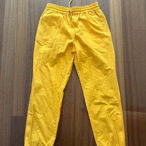 Aimé Leon Dore Nylon Yellow Joggers